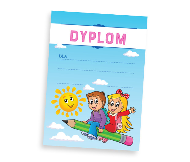 Bajkowy, dziecięcy świat, Tematy, Przedszkolne - Dyplomy Netprint szablony online