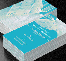 Pieniądze na stół, Finanse i ubezpieczenia, Doradztwo podatkowe - Wizytówki Netprint