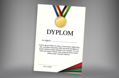 Prosta grafika z charakterem , Tematy, Sportowe - Dyplomy Netprint