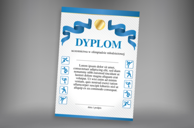 Grafika interdyscyplinarna, Tematy, Sportowe - Dyplomy Netprint