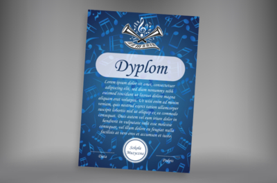 Grafika pełna muzyki, Tematy, Muzyczne - Dyplomy Netprint