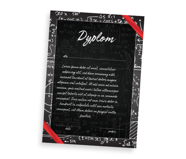 Grafika, która podnosi rangę konkursu, Tematy, Matematyczne - Dyplomy Netprint szablony online