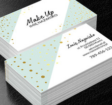 Dziewczyny lubią złota blask, Zdrowie i uroda, Salon kosmetyczny - Wizytówki Netprint