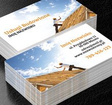 Solidny fach, solidny dach, Budownictwo, Firma budowlana - Wizytówki Netprint