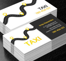 Do celu jak po sznurku, Transport, Taxi - Wizytówki Netprint
