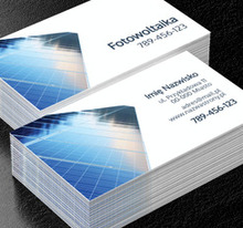 O energii odnawialnej wiecie wszystko, Środowisko i Przyroda, Odnawialne źródła energii - Wizytówki Netprint