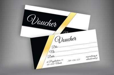 Zaproś klientów elegancko i klasycznie, Motywy, Uniwersalne - Vouchery Netprint