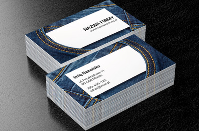 Wizytówka odzieżowa, Motywy, Tła i tekstury - Wizytówki Netprint