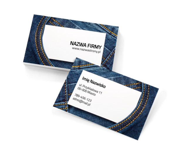 Wizytówka odzieżowa, Motywy, Tła i tekstury - Wizytówki Netprint szablony online