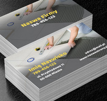 Fachowiec przy pracy – najlepsza rekomendacja, Budownictwo, Remont i Wykończenia - Wizytówki Netprint