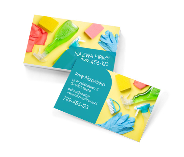 Zawsze gotowi do pracy, Usługi domowe, Firma sprzątająca - Wizytówki Netprint szablony online
