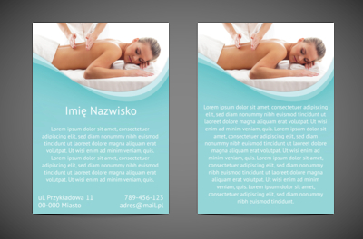 Spokój, który leczy, Medycyna, Masażysta - Ulotki Netprint