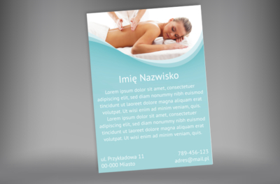 Grafika dla profesjonalisty, Medycyna, Masażysta - Plakaty Netprint