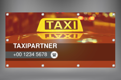 Promocja w ruchliwych miejscach, Transport, Taxi - Banery Netprint
