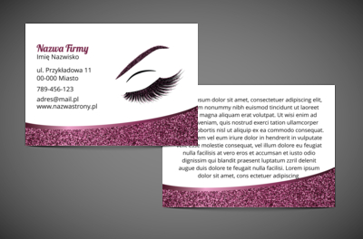 Mrugnij zalotnie do klientek, Zdrowie i Uroda, Wizaż - Ulotki Netprint