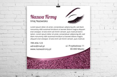 Grafika, która przykuwa wzrok, Zdrowie i uroda, Wizaż - Plakaty Wielkoformatowe Netprint