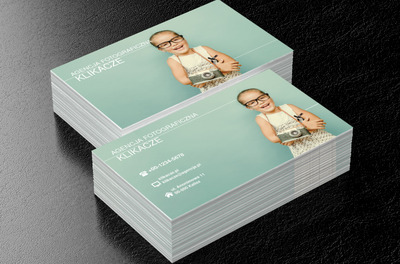 Dziecko z aparatem, Fotografia, Usługi fotograficzne - Wizytówki Netprint