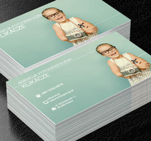 Dziecko z aparatem, Fotografia, Usługi fotograficzne - Wizytówki Netprint