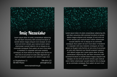 Noc błyskotkami obsypana, Motywy, Abstrakcja - Ulotki Netprint