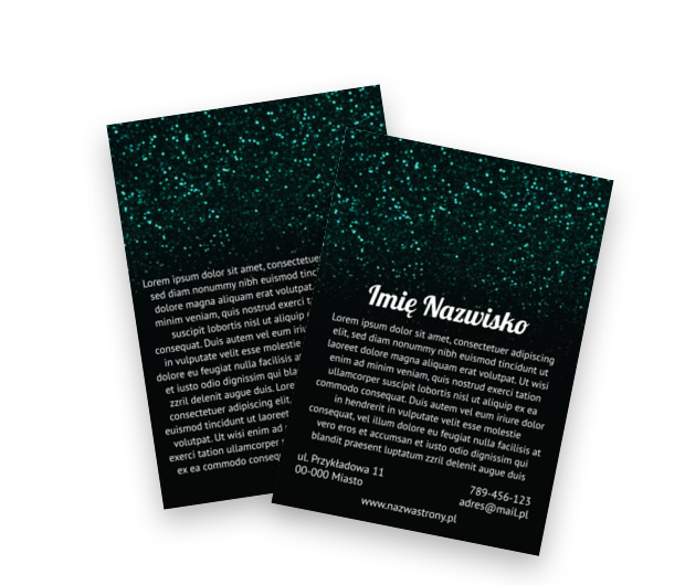 Noc błyskotkami obsypana, Motywy, Abstrakcja - Ulotki Netprint szablony online