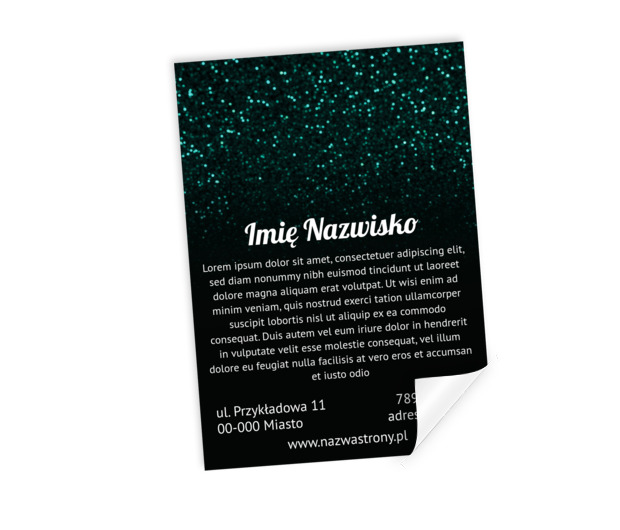 Blask turkusowych kamieni, Motywy, Abstrakcja - Plakaty Netprint szablony online