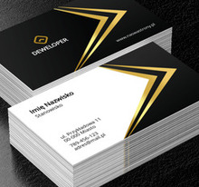 Realizacje budowlane pod klucz, Budownictwo, Deweloper - Wizytówki Netprint