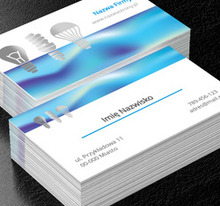 Dodajesz wnętrzom blasku, Budownictwo, Oświetlenie - Wizytówki Netprint