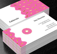 Każdy wpadnie po ciacho, Gastronomia, Cukiernia - Wizytówki Netprint