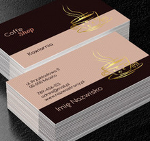 Zaproś wszystkich na kawę, Gastronomia, Kawiarnia - Wizytówki Netprint