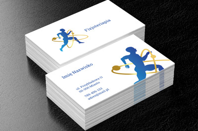 Duża skuteczność to twoja dewiza, Medycyna, Fizjoterapia - Wizytówki Netprint