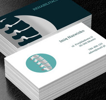 Zwiastun najwyższego poziomu rehabilitacji, Medycyna, Rehabilitacja - Wizytówki Netprint