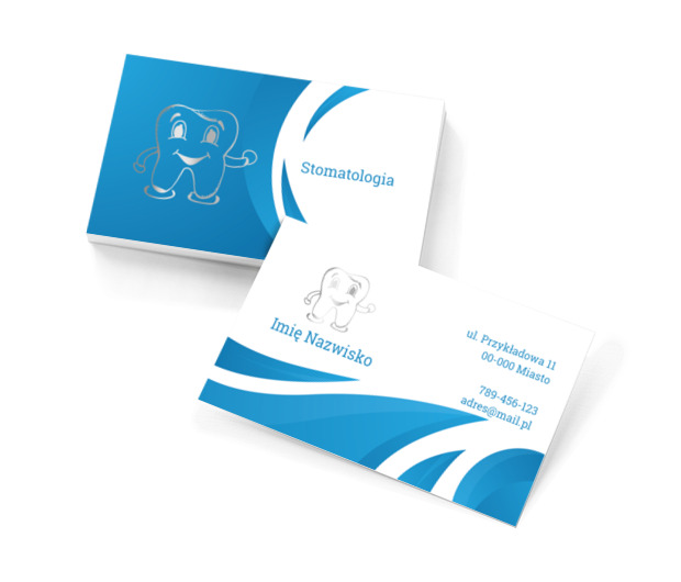 Przyciągniesz uwagę pacjentów, Medycyna, Stomatologia - Wizytówki Netprint szablony online