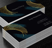 Modna grafika roślinna, Motywy, Roślinne - Wizytówki Netprint