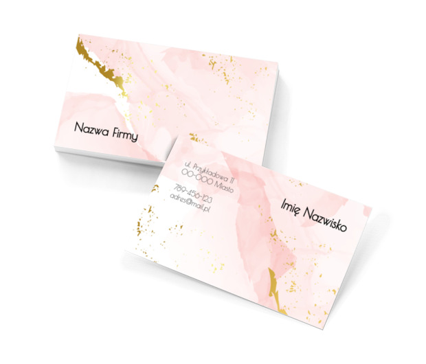 Pastelowa abstrakcja, Motywy, Tła i tekstury - Wizytówki Netprint szablony online