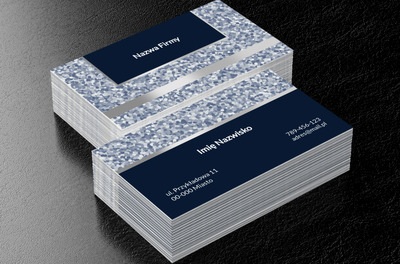 Prostota srebrem podkreślona, Motywy, Uniwersalne - Wizytówki Netprint