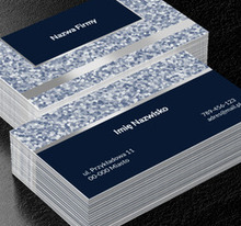 Prostota srebrem podkreślona, Motywy, Uniwersalne - Wizytówki Netprint