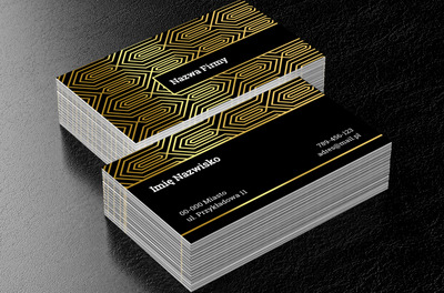 Graficznie, technicznie i na bogato, Motywy, Uniwersalne - Wizytówki Netprint