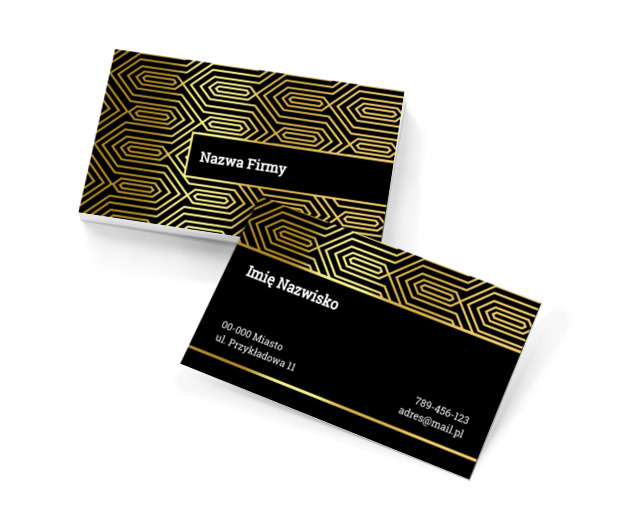 Graficznie, technicznie i na bogato, Motywy, Uniwersalne - Wizytówki Netprint szablony online