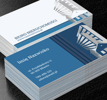 Wyróżnione nieruchomości, Nieruchomość, Biuro nieruchomości - Wizytówki Netprint