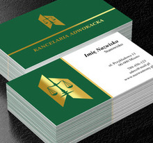 Prestiżowa obsługa prawna, Prawo, Kancelaria adwokacka - Wizytówki Netprint