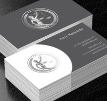 Wizytówka dla prestiżowej kancelarii, Prawo, Adwokat - Wizytówki Netprint