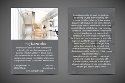 Modne szarości i minimalizm, Budownictwo, Aranżacja wnętrz - Ulotki Netprint