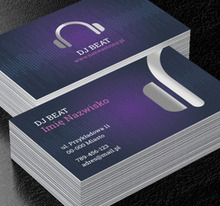 Nowoczesne imprezy tylko z tobą, Rozrywka, DJ - Wizytówki Netprint