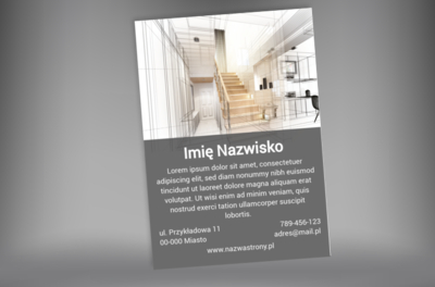 Czytelnie i modnie podane informacje, Budownictwo, Aranżacja wnętrz  - Plakaty Netprint