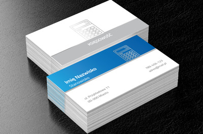 Prosto, analitycznie, ale efektownie, Usługi biurowe, Księgowość - Wizytówki Netprint