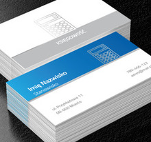 Prosto, analitycznie, ale efektownie, Usługi biurowe, Księgowość - Wizytówki Netprint