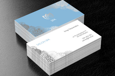 Srebro, które podkreśla prestiż salonu, Zdrowie i uroda, SPA - Wizytówki Netprint