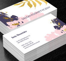 Modna kolorystyka i styl, Zdrowie i uroda, Salon kosmetyczny - Wizytówki Netprint