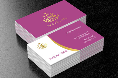 Orientalne zaproszenie do raju, Zdrowie i uroda, SPA - Wizytówki Netprint