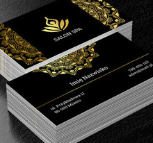 Zachęcamy stylowo i wytwornie , Zdrowie i uroda, SPA - Wizytówki Netprint